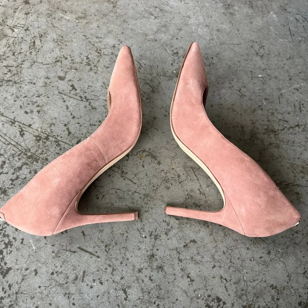 Sam Edelman Hazel Pointed Toe Pump in Mauve Suede - Size 8.5 - Picture 4 of 10